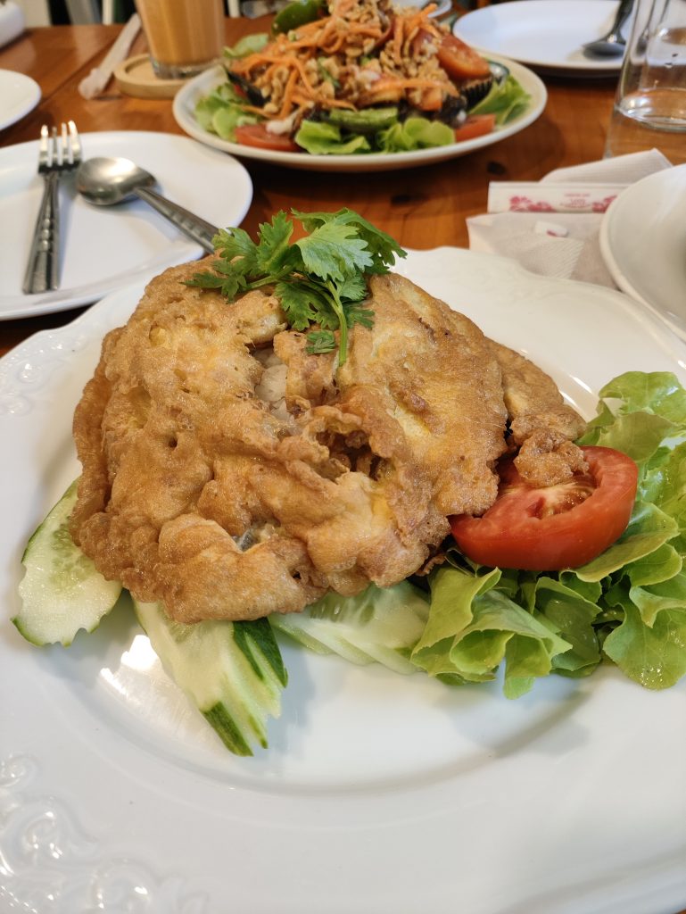 大城合作餐廳的午餐蔬菜炒蛋